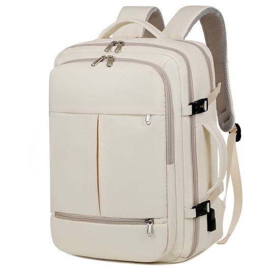 Large Capacity Backpack For Women Men Multiple Pockets And Zippers Versatile Computer Bags Business Travel Backpack - MANDOTOS