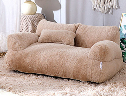 Luxury Cat Bed Sofa Winter Warm Cat Nest Pet Bed For Small Medium Dogs Cats Comfortable Plush Puppy Bed Pet Supplies - MANDOTOS