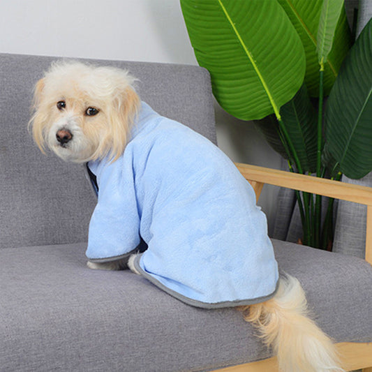 Quick-drying Pet Absorbent Towel Dog Bathrobe Pet Dog Bath Towel For Dogs Cats Microfiber Absorbent Pet Drying Towel Pet Supplies Pet Products - MANDOTOS