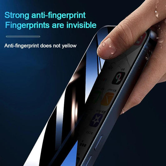 1-4Pcs Anti-spy Tempered Glass for IPhone 16 15 13 11 14Pro Max Full Cover Privacy Screen Protector For iPhone X XS Max XR Glass - MANDOTOS