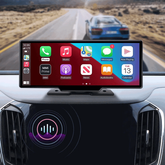 10.26'' Dash Cam 4K Car Mirror Video Player Wireless Carplay Android Auto GPS Car Monitor Multimedia Rearview Camera Dashboard - MANDOTOS