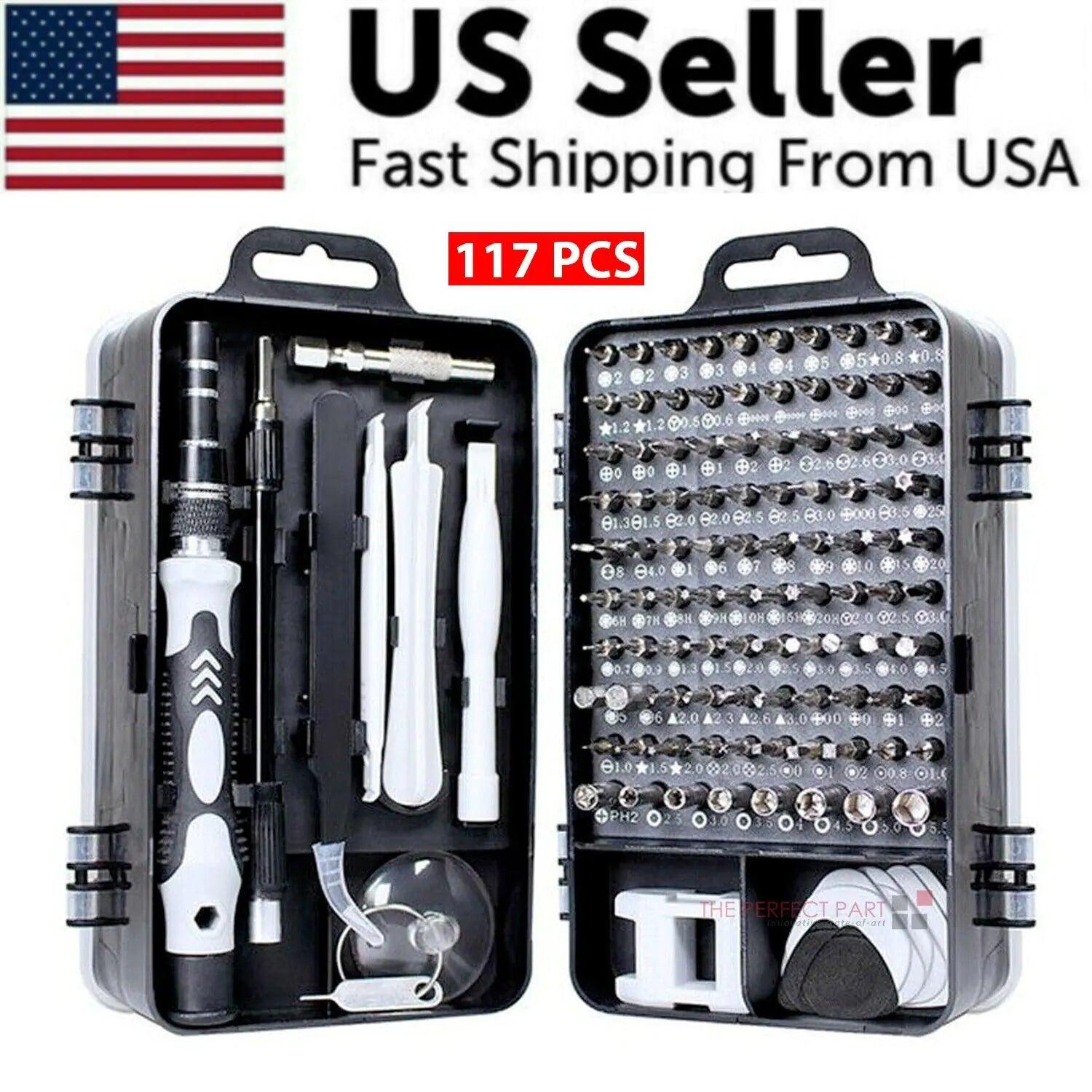 117 - Piece Magnetic Screwdriver Kit for iPhone & MacBook - MANDOTOS