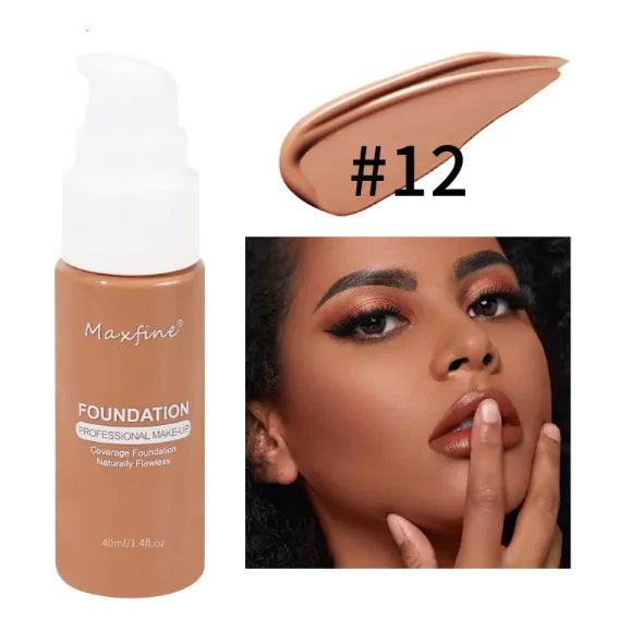 12 - Shade Waterproof Foundation - MANDOTOS