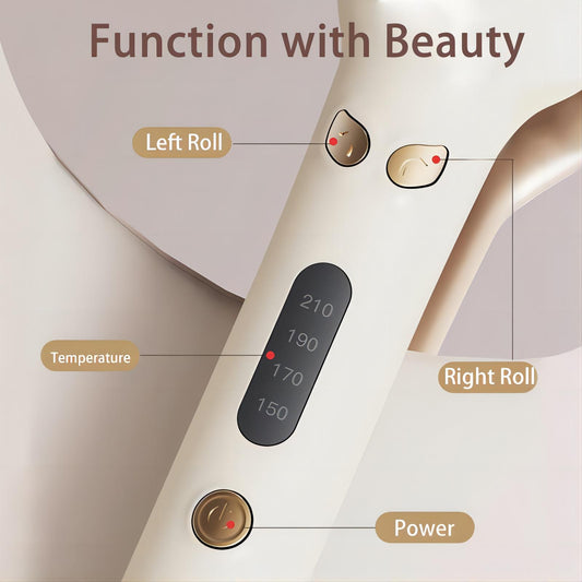 28mm Automatic Curling Iron - Effortless Styling at Your Fingertips - MANDOTOS