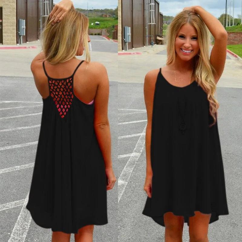 Seaside Chiffon Sundress - MANDOTOS