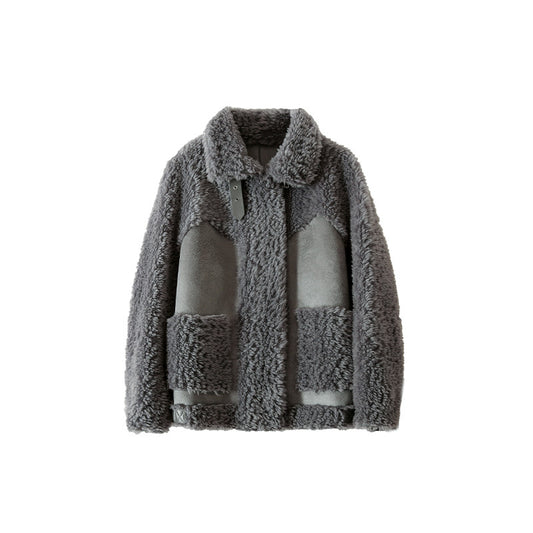 Chic Women's Sheep Shearling Coat - MANDOTOS