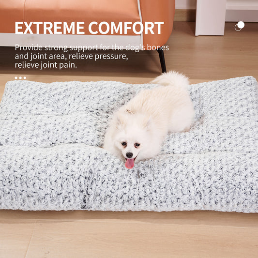 Dog Beds Thickened Rose Velvet Pet Kennel Bed Mat More Cotton Soft Fluffy Washable Dog Bed - MANDOTOS