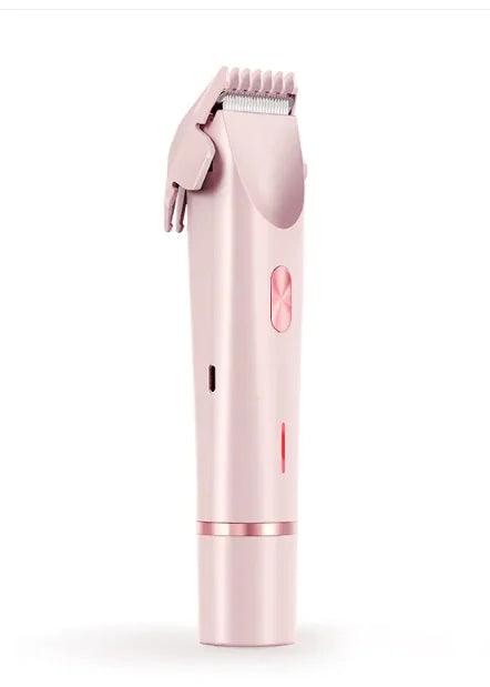 2 In 1 Hair Remover Women's Double Head Shaver Private Pubic Hair Trimmer Electric Razor Wet Dry Electric Body Hair - MANDOTOS
