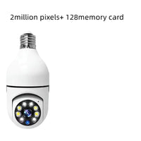 WiFi CAMERA 1080P Bulb 4X Zoom Camera E27 Home 5GWiFi Alarm Monitor - MANDOTOS