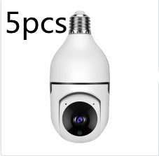 WiFi CAMERA 1080P Bulb 4X Zoom Camera E27 Home 5GWiFi Alarm Monitor - MANDOTOS