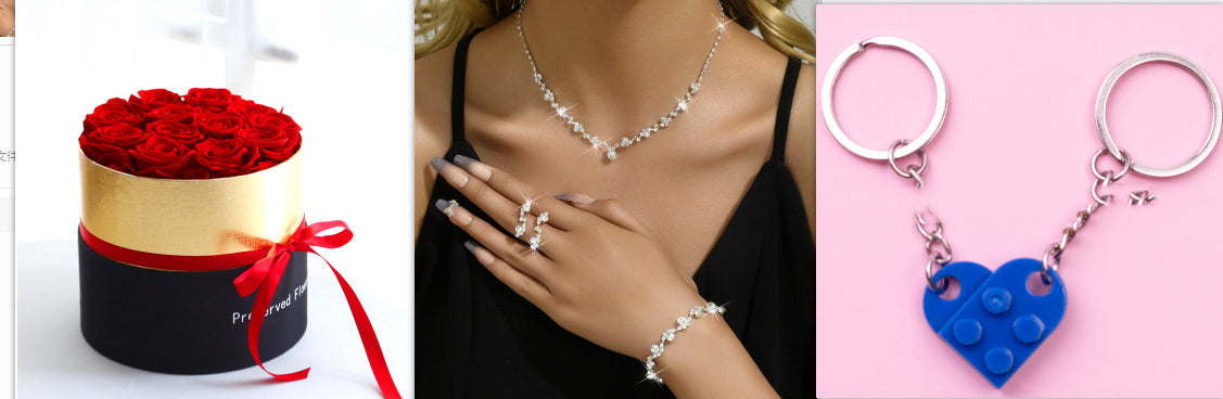 Eternal Roses In Box Preserved Real Rose Flowers With Box Set Valentines Day Gift Romantic Artificial Flowers - MANDOTOS