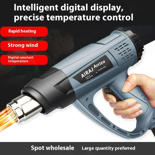 Digital Display Temperature Control Heat Gun Small Car Film Broiling Gun