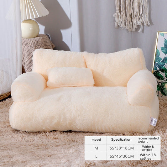 Luxury Cat Bed Sofa Winter Warm Cat Nest Pet Bed For Small Medium Dogs Cats Comfortable Plush Puppy Bed Pet Supplies - MANDOTOS