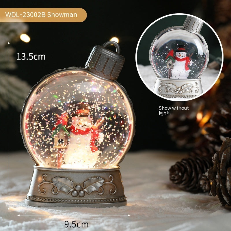 Christmas Holiday Decorations Luminous Simulation Flat Light LED Decoration Scene Layout Flame Light Home Decor - MANDOTOS