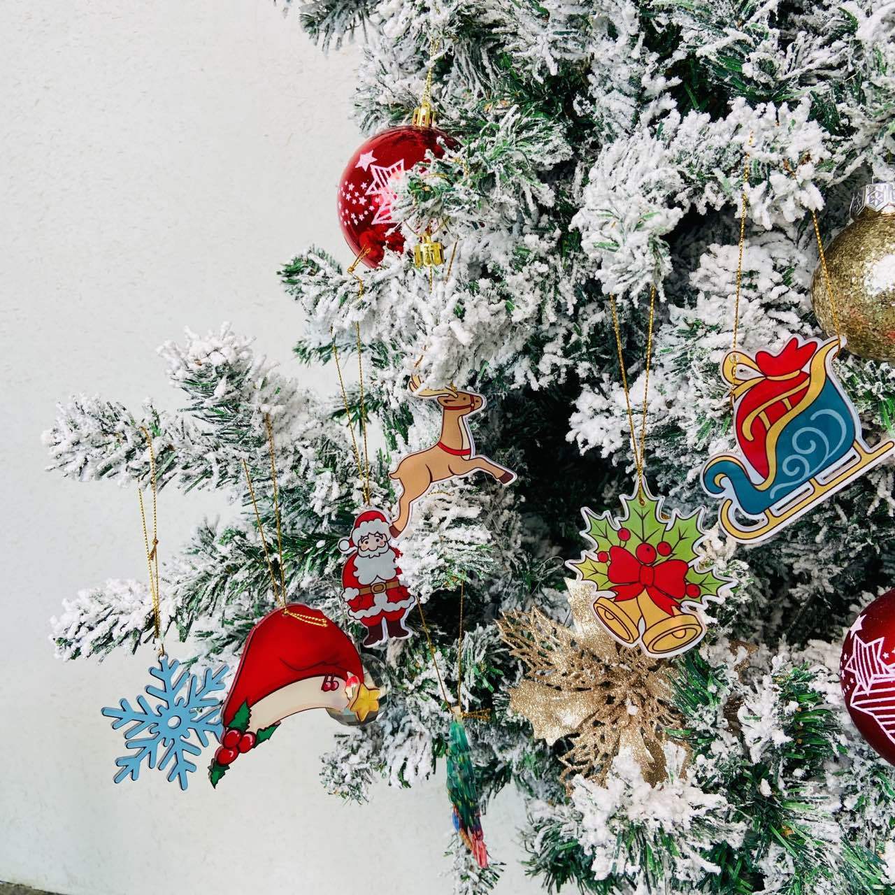 Christmas Decor Car Pendant Hanging Ornament Home Decoration Interior Decoration Pendant - MANDOTOS