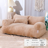 Luxury Cat Bed Sofa Winter Warm Cat Nest Pet Bed For Small Medium Dogs Cats Comfortable Plush Puppy Bed Pet Supplies - MANDOTOS