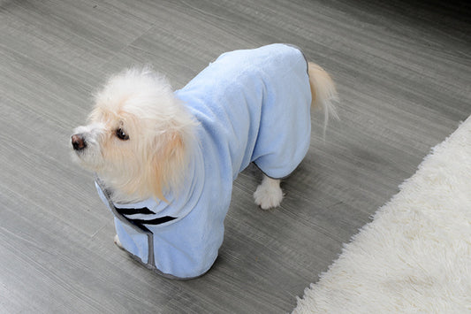 Quick-drying Pet Absorbent Towel Dog Bathrobe Pet Dog Bath Towel For Dogs Cats Microfiber Absorbent Pet Drying Towel Pet Supplies Pet Products - MANDOTOS