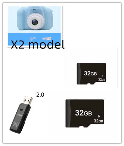 X2 HD Mini Cartoon Kids Digital Camera - MANDOTOS