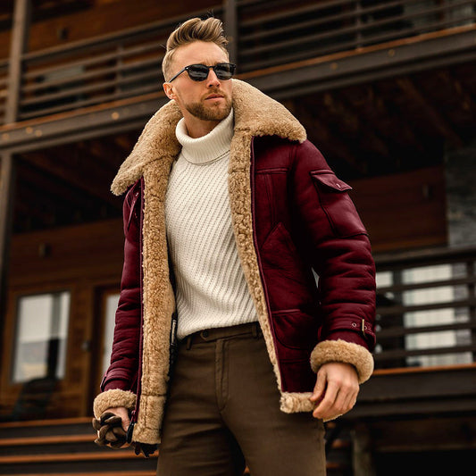 Winter Jacket Mens Military Fleece Warm Jackets Male Fur Collar Coats Army Tactical Jacket - MANDOTOS