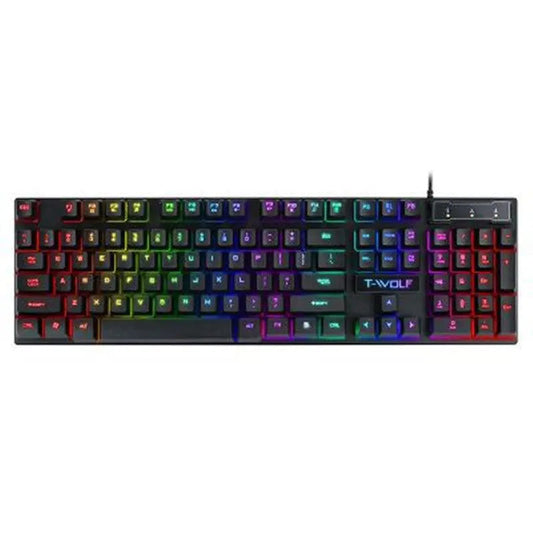 "Gaming Usb Luminous Wired Keyboard Floating Manipulator - MANDOTOS"
