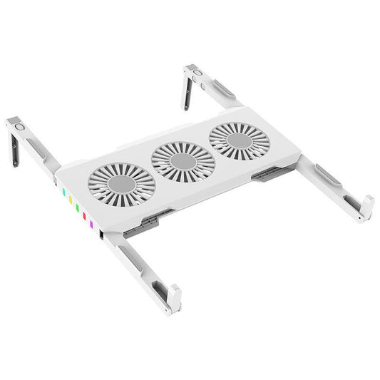 "Portable Slim Smart Laptop Cooling Pad USB 3 Fans Gaming Laptop Cooler Fan For 17 Inch Cooler Plug Play For Notebook PC Laptop - MANDOTOS"