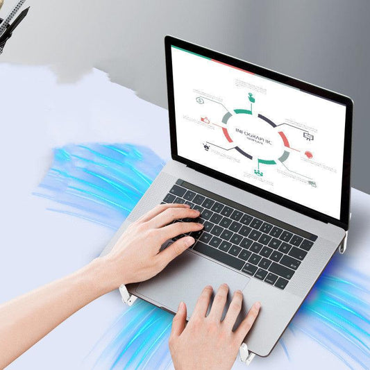 "Portable Slim Smart Laptop Cooling Pad USB 3 Fans Gaming Laptop Cooler Fan For 17 Inch Cooler Plug Play For Notebook PC Laptop - MANDOTOS"