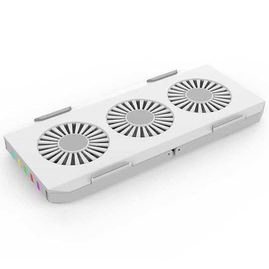 "Portable Slim Smart Laptop Cooling Pad USB 3 Fans Gaming Laptop Cooler Fan For 17 Inch Cooler Plug Play For Notebook PC Laptop - MANDOTOS"