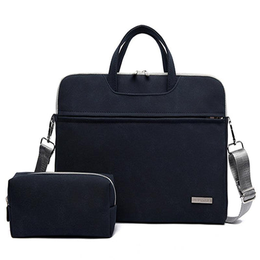 "PU Leather Women Laptop Bag Notebook Carrying Case Briefcase For Macbook Air 13.3 14 15.6 Inch Men Handbags Shoulder Mouse Bag - MANDOTOS"