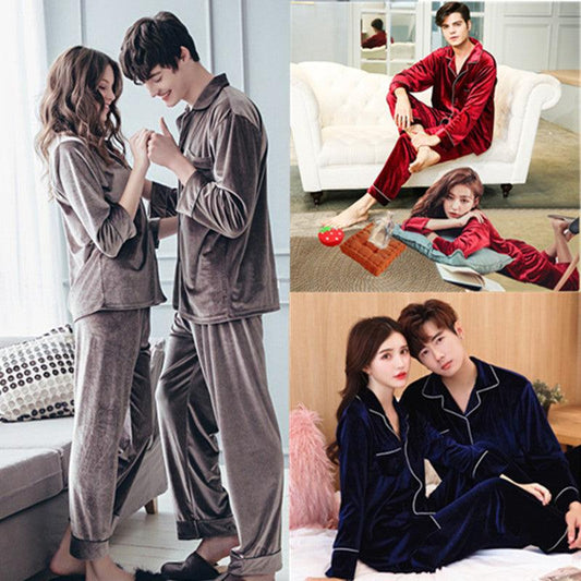 "Gold velvet pajamas - MANDOTOS"
