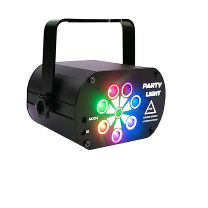 "Dynamic LED Stage Light Laser Projector with Voice Control - MANDOTOS"
