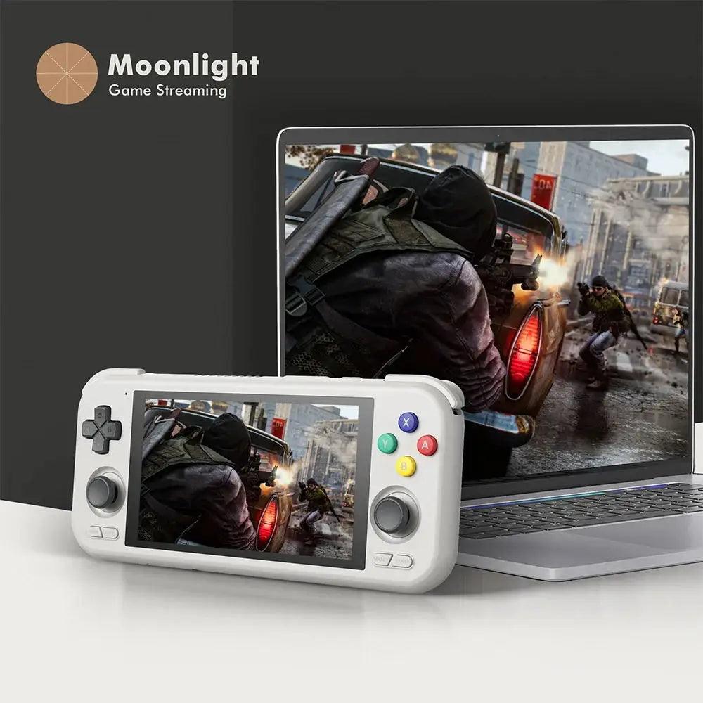 "Retroid Pocket 4Pro Handheld Game Console 4.7Inch Touch Screen RAM 8GB WiFi 6.0 Bluetooth 5.2 5000mAh Games Hobbies Gift - MANDOTOS"