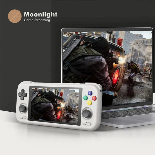 "Retroid Pocket 4Pro Handheld Game Console 4.7Inch Touch Screen RAM 8GB WiFi 6.0 Bluetooth 5.2 5000mAh Games Hobbies Gift - MANDOTOS"