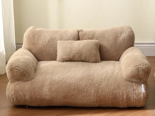 Luxury Cat Bed Sofa Winter Warm Cat Nest Pet Bed For Small Medium Dogs Cats Comfortable Plush Puppy Bed Pet Supplies - MANDOTOS