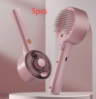 Animal Hair Remover Brush Dog And Cat Steam Brush Pet Self Cleaning Dog Brush Grooming Removes Cat Hairs Cat Dog Accessories Pet Products - MANDOTOS