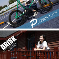 20 Inch Bike Single Speed Fixie Bike Double Dsic Brake Bicycle Freewheel Frame Mini Bicycle Height Adjustable 75-90cm