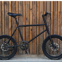 20 Inch Bike Single Speed Fixie Bike Double Dsic Brake Bicycle Freewheel Frame Mini Bicycle Height Adjustable 75-90cm