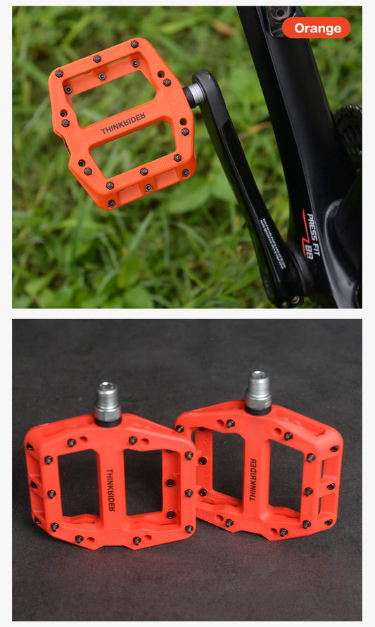 ThinkRider Flat Bike Pedals MTB Road 3 Sealed Bearings Bicycle Pedals Mountain Pedals Wide Platform Bicicleta Accessories