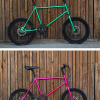 20 Inch Bike Single Speed Fixie Bike Double Dsic Brake Bicycle Freewheel Frame Mini Bicycle Height Adjustable 75-90cm