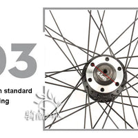 Cruiser Tour Bike Wheelset, Double Deck Rim, Front Wheel Disc, V Brake, Rear Back Wheels, Cassette and Screwed Hub, 36H, 700C