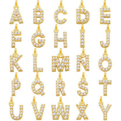 Crystal A-Z Letter Initial Anklets Bracelet for Women ,Cuban Link Anklet Stainless Steel Beach Leg Foot Chains Wholesale - MANDOTOS