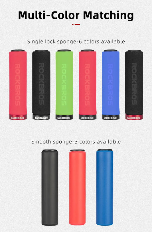 ROCKBROS Cycling Grips: Boost Ride Comfort & Control! - MANDOTOS
