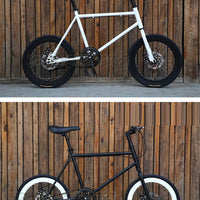 20 Inch Bike Single Speed Fixie Bike Double Dsic Brake Bicycle Freewheel Frame Mini Bicycle Height Adjustable 75-90cm