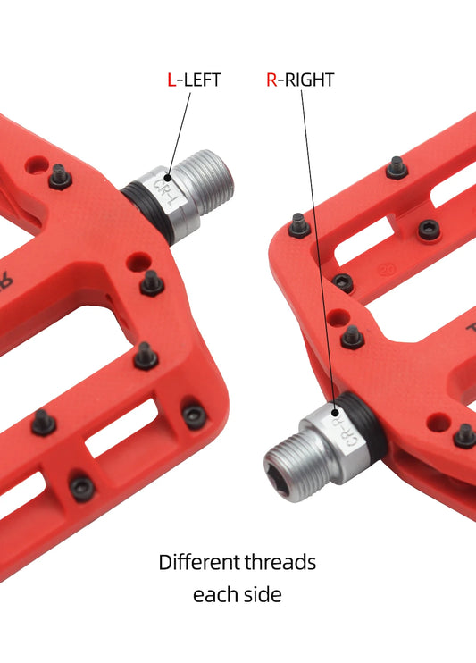 ThinkRider Flat Bike Pedals MTB Road 3 Sealed Bearings Bicycle Pedals Mountain Pedals Wide Platform Bicicleta Accessories