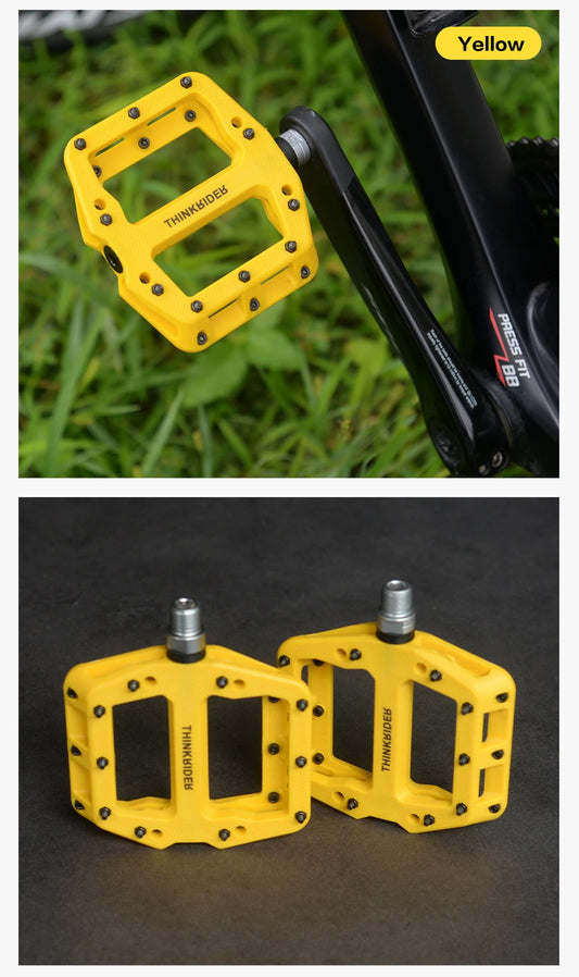 ThinkRider Flat Bike Pedals MTB Road 3 Sealed Bearings Bicycle Pedals Mountain Pedals Wide Platform Bicicleta Accessories