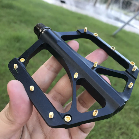 Ryet Alloy Bicycle Pedals Ultralight Anti-slip MTB Road Sealed Bearings Bike Footboard Wide Platform Cycling Bike Accessories