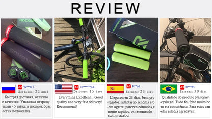 ROCKBROS Cycling Grips: Boost Ride Comfort & Control! - MANDOTOS