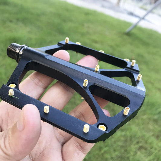 Ryet Alloy Bicycle Pedals Ultralight Anti-slip MTB Road Sealed Bearings Bike Footboard Wide Platform Cycling Bike Accessories