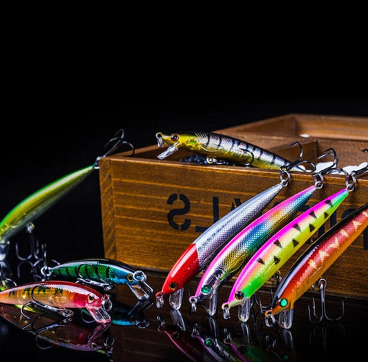 7CM Triple-Sharp Minnow Fishing Lure - MANDOTOS