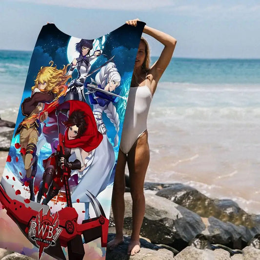 Anime B-RWBYS Microfiber Beach Towel - MANDOTOS