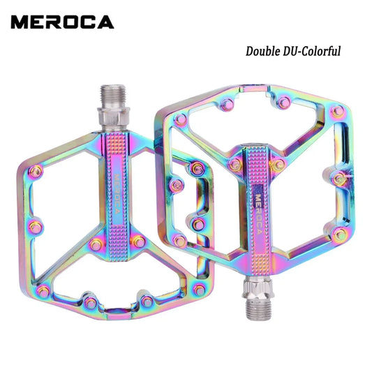 Ultralight Bicycle Colorful Pedals Sealed Bearing Aluminium Alloy Cycling Non-slip Mountain Bike Road Bike Pedals Accessories